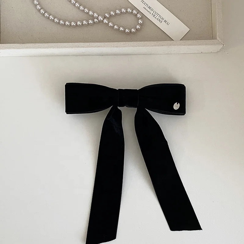 Fashion Bowknot Simple Classic Hair Clips for Girls Elegant French Style Barrettes for Women Ladies Hair Accessories in Stock