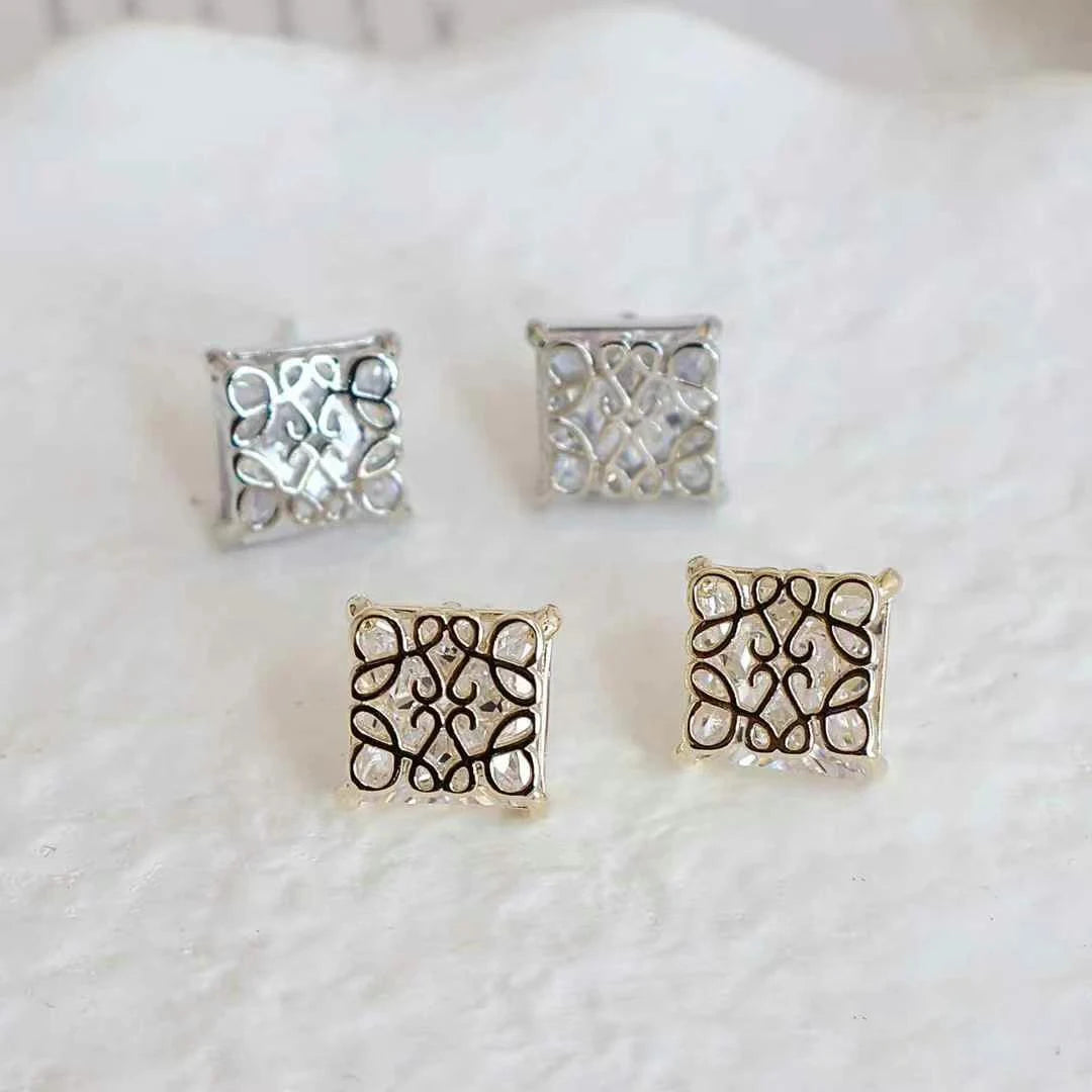 Ladies Creative Design Irregular Shape Small Stud Earring Fashion Elegant Chic Customized Bulk Jewelry Accessories for Causal