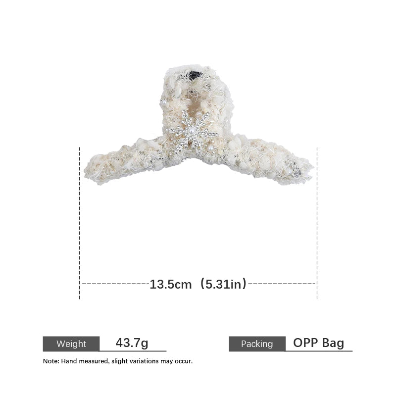 Fashion Fluffy Simple Solid Color Simple Hair Claw Clips for Girls Elegent Trendy Claws for Women Ladies Hair Accessories Female