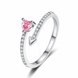 The opening is adjustable. / Pink
