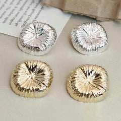 Girls Creative Design Latest Solid Color Medium Stud Earring Fashion Affordable Dainty Wholesale Jewelry Accessories for Causal