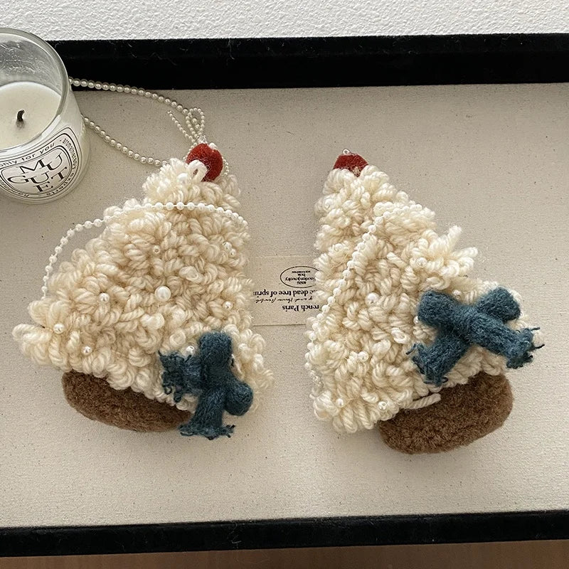 2025 Christmas Tree Imitation Pearl Hair Clips for Girls Elegant French Style Barrettes for Women Ladies Hair Accessories Chic