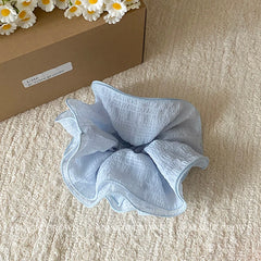 Large Popular Hair Ties Solid Color Minimalist Trendy Sweet Hair Rope for Women Creative Design Popular Scrunchy Hair Accessory