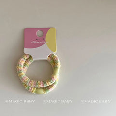 Fashion Simple High Elastic Scrunchies Cute Sweet Trendy Sporty Hair Ties for Baby Girls and Kids Children Hair Accessories