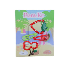 Sweet Cute Animals Fruit Hair Clips for Baby Girls Dot Fashion Kawaii Snap Clips for Kids Children Hair Accessories in Stock