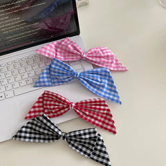 Sweet Cute Plaid Simple Hair Clips for Girls Elegant Trendy Stylish Haarspange for Women Ladies Barrettes Hair Accessories