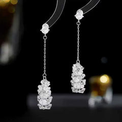 Luxury Refined Dainty Elegant Drop Earrings for Girs Sweet Bowknot Elegant Jewelry Imitation Pearl for Women Ladies Accessories