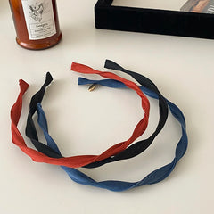2025 Hot Sale Solid Color Thin Fashion Trendy Head Band for Girls Classic Stylish Hair Band for Women Ladies Hair Accessories