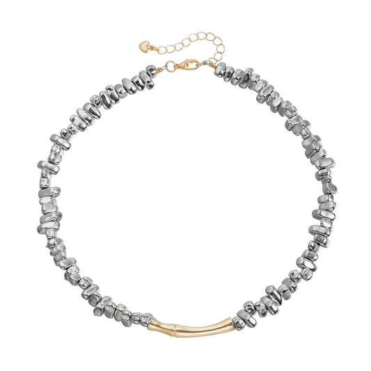 Fashion Trendy Mental Minimalistic Simple Necklaces for Girls Spicy Sweet Jewelry for Women Ladies Accessories Wholesale