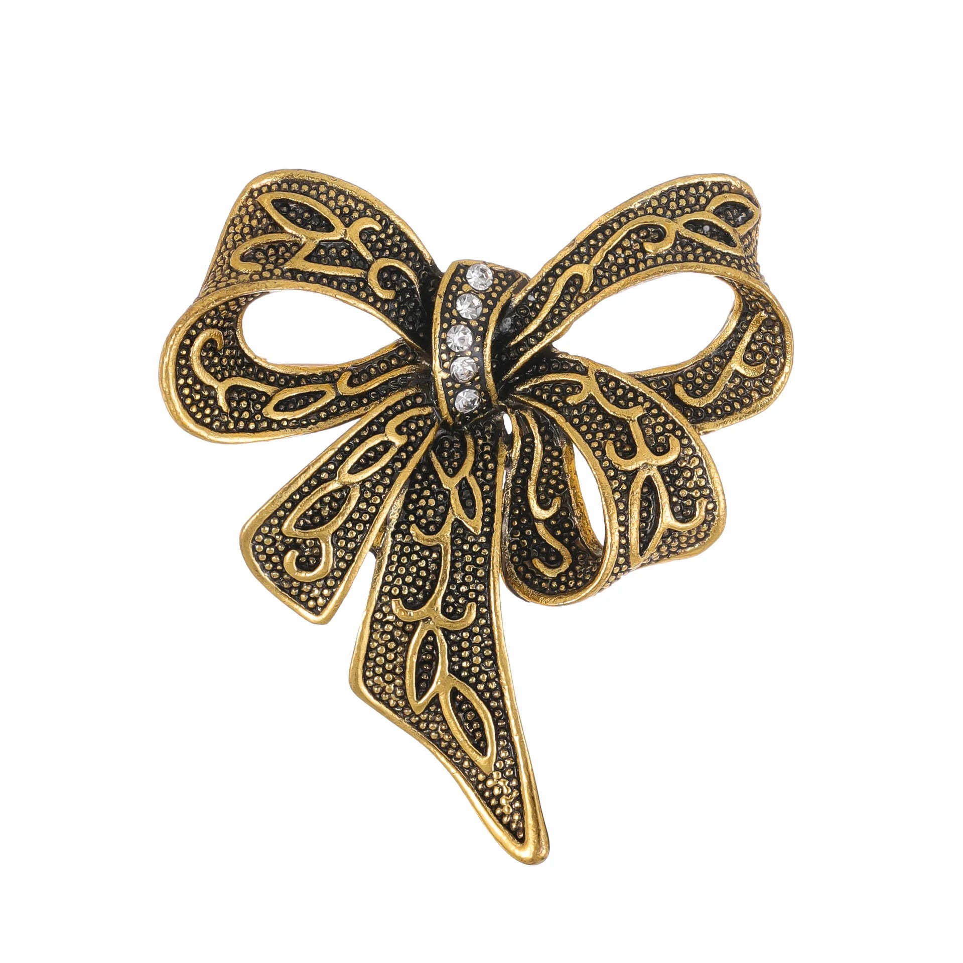 Fashionable Dainty Glamorous Bowknot Brooches for Girls Sweet Elegant Charms Pins Jewelry for Women Ladies Accessories Wholesale