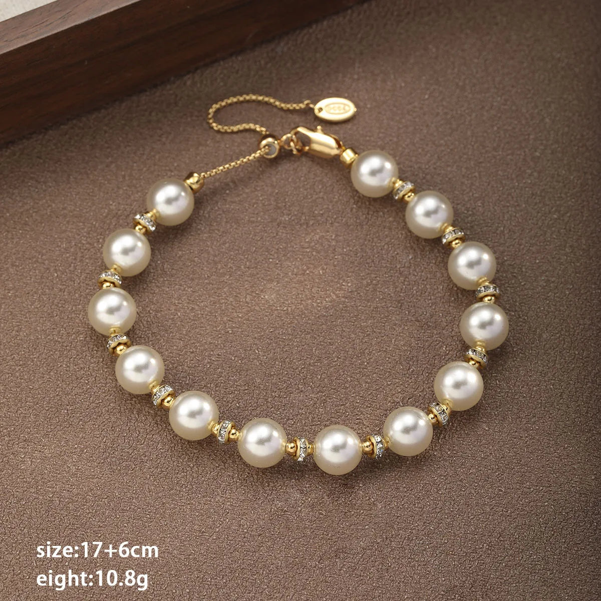 Fashion Glass Pearl Bracelets for Girls Elegant Classic Jewelry for Women Ladies Wholesale China Factory Minimalistic Luxury