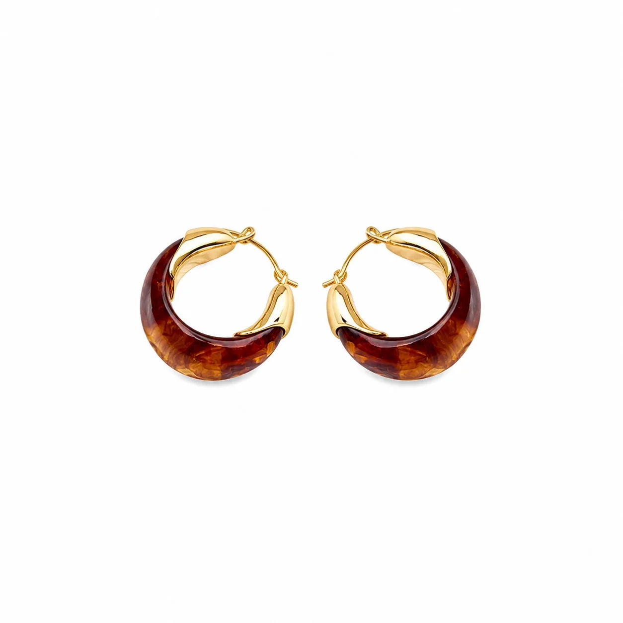 Fashion Resin Simple Hoop Earrings for Girls Sweet Elegant Jewelry for Women Ladies Wholesale China Manufacturer Low MOQ Bulk