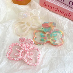 Hot Sale Fashion Sweet Acetate Hair Claw Clips for Girls Bowknot Kitty Colorful Haarspange for Women Ladies Hair Accessories