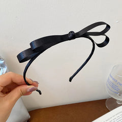 Classic Solid Color Bowknot Head Band for Baby Girls Cute Sweet Fashion Hair Band for Kids Children Hair Accessories in Stock