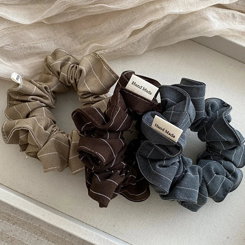 Fashion Simple Solid Color Scrunchies for Girls Elegant Graceful Hair Ties for Women Ladies Hair Accessories Chinese Supplier