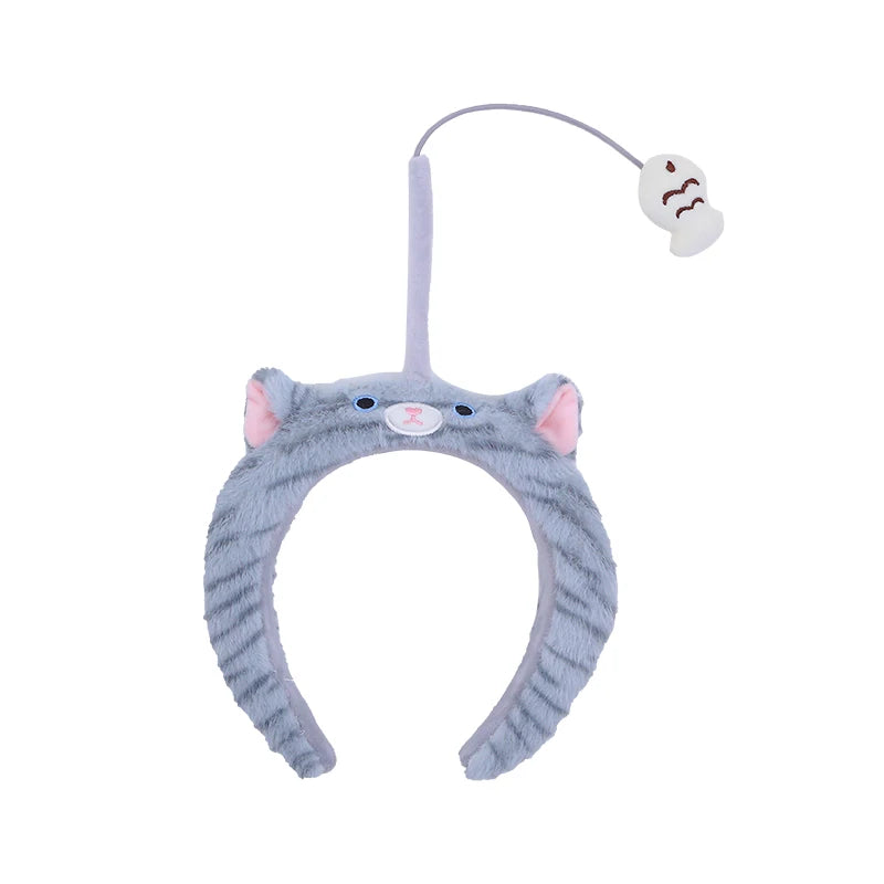 Sweet Cute Fashion Playful Hairbands for Baby Girls Kawaii Animals Cat Fish Head Band for Kids Children Hair Accessories Chic