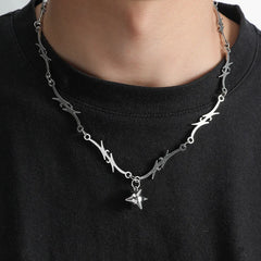 Fashion Hip Hop Thunder Spicy Punk Necklaces for Girls Trendy Stylish Charms Jewelry for Women Ladies Accessories Wholesale