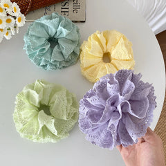 Kids Solid Color Multiple Layer Ponytail Holder Sweet Candy Color Fashion Wholesale in Stock Hair Ties Accessories for Children