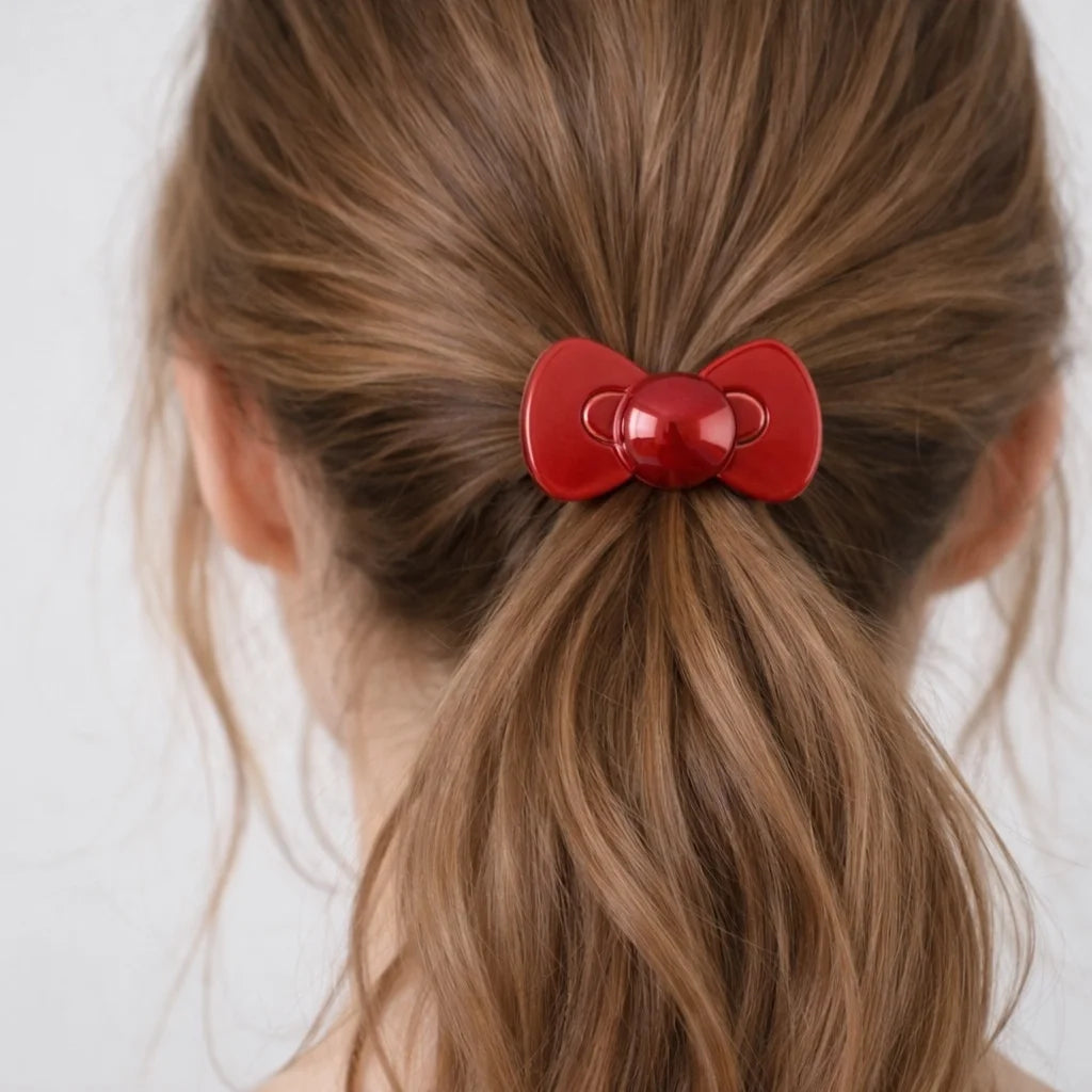 Fashion Cute Sweet Bowknot Trendy Hair Clips for Girls Kawaii Alligators for Women Ladies Hair Accessories in Stock Elegant