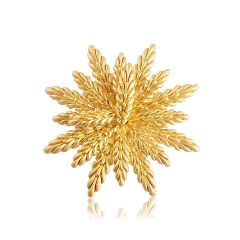 Fashion Trendy Stylish Ear of Wheat Brooches for Girls Sweet Elegant Vintage Glamorous Jewelry for Women Ladies Accessories
