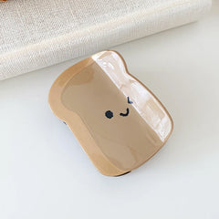 Cute Heart Shaped Smile Acetate Hair Claw Clips for Girls Sweet Fashion Trendy Haarspange for Women Ladies Hair Accessories