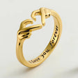 The opening is adjustable. / Gold