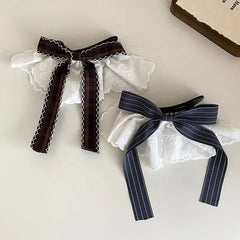 Women 2025 New Design Bowknot Ribbon Simple Alligator Clips Elegant Fashion Bulk Order in Stock Hairpins Accessories for Daily