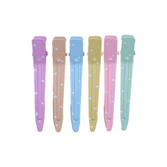 Candy Solid Color Simple Hair Clips for Baby Girls Cute Sweet Minimalistic Alligator Hair Accessories Stock in Alloy Material