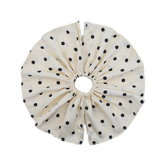 Women Solid Color Dots Large High Elastic Scrunchies Elegant Simple Lightweight Thick Thin Hair Ties Accessories for Women Daily