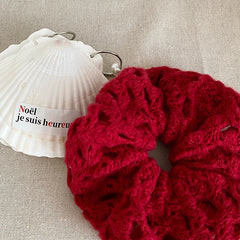 Fashion Trendy Solid Color Scrunchies for Girls Sweet Elegant Hair Ties for Women Ladies Hair Accessories Chinese Supplier