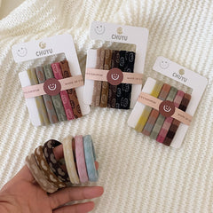 Classic Simple High Elastic Scrunchies for Baby Girls Minimalistic Fashion Hair Ties for Kids Children Hair Accessories in Stock