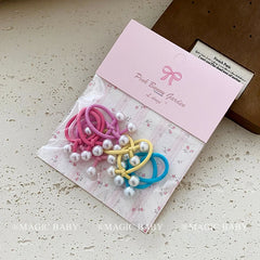 Simple Minimalistic Fashion Scrunchies for Baby Girls Cute Sweet High Elastic Hair Ties for Kids Children Hair Accessories Chic