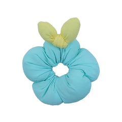 Fashion Solid Color Cute Sweet Bowknot Scrunchies for Baby Girls Kawaii Elegant Hair Ties for Kids Hair Accessories in Stock