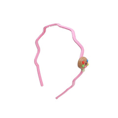 Girly Aesthetic Pink Solid Color Acrylic Slim Headbands 12cm Lightweight High Quality Fashion Cute Beauty Wholesale Stock