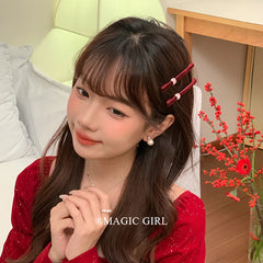 Solid Color Velvet Elegant Hair Clips for Girls Fashion Graceful Chic Alligator for Women Ladies Hair Accessories in Stock
