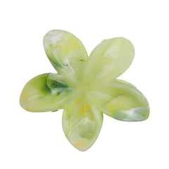 Solid Color Hawaii Style Flower Hair Claw Clips for Women & Girls Trendy Sweet Fashion Hair Accessories for Daily Use