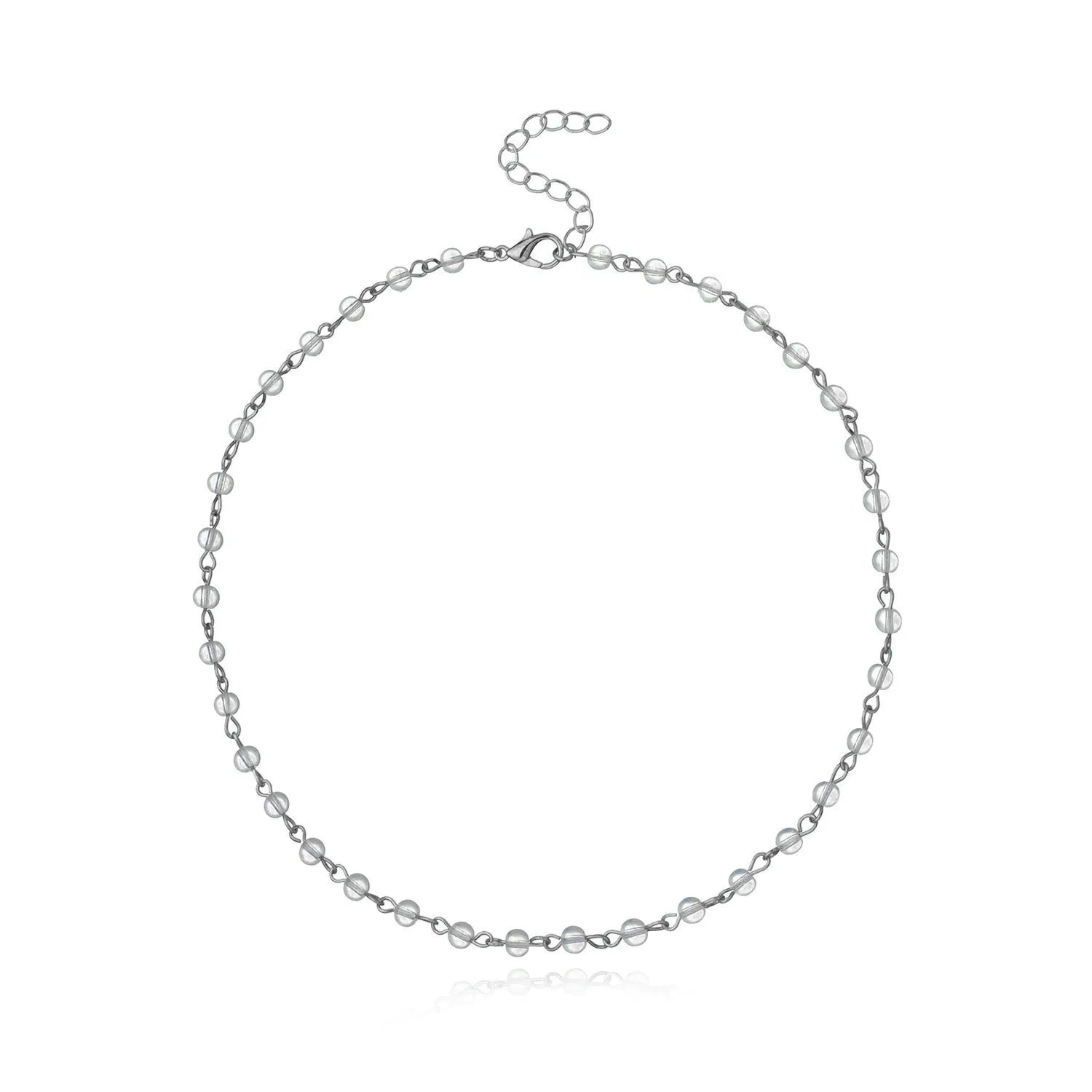 Simple Beads Fashion Choker Necklaces for Girls Glamorous Elegant Graceful Fine Jewelry for Women Ladies Accessories Wholesale