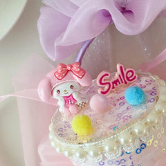 Girls Princess Style Rabbit Letter Tulle Slim Headbands Fashion Sweet Wholesale in Stock Hairbands Accessories for Children Use
