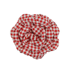 Hot Sale Women Color Blocked Flower Hair Claws Graceful Trendy Handmade in Stock Hair Clips Accessories for Daily Office Use