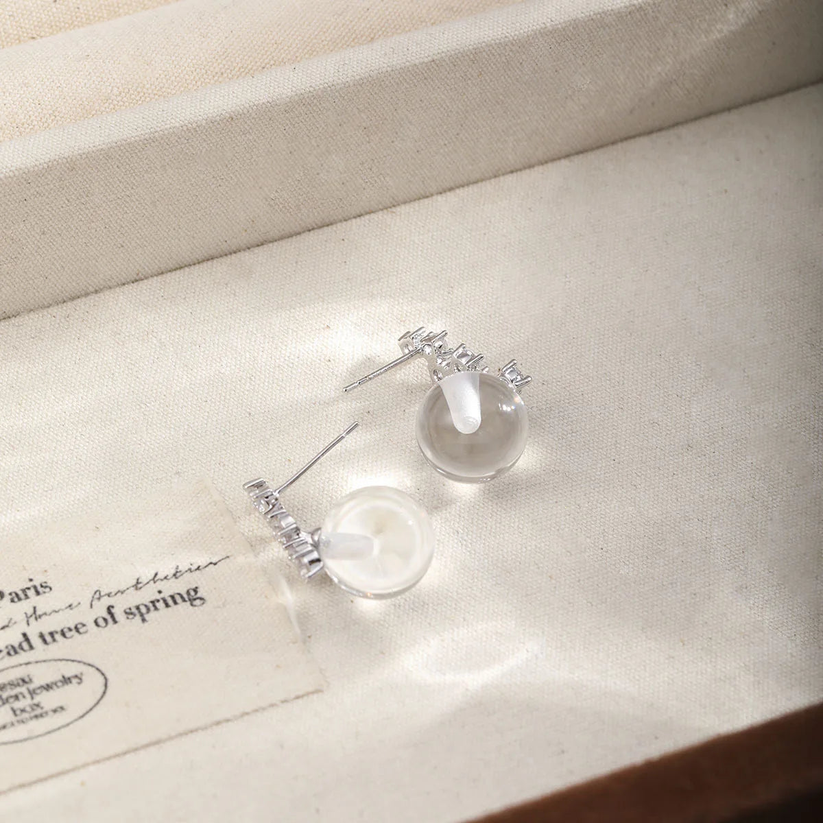 Fashion Crystal S925 Silver Cubic Zirconia Drop Earrings for Girls Simple Minimalistic Jewelry for Women Ladies Wholesale Bulk