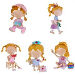 Fashion Cartoon Sweet Brooches for Girls Trendy Elegant Cute Pins Jewelry for Women Ladies Accessories Chinese Supplier Hot Sale