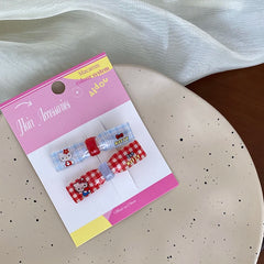 Fashion Cute Kitty Cat Sweet Hair Clips for Baby Girls Animals Star Plaid Alligators for Kids Children Hair Accessories Stylish