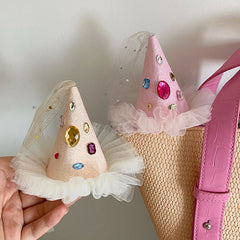 Brand New Birthday Sweet Cute Hair Clips for Girls Kids Lace Dress Shaped Haarspange for Women Ladies Teenager Hair Accessories