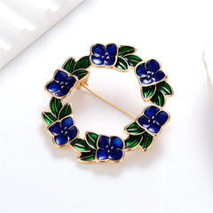 Fashion Luxury Flowers Sweet Floral Brooches for Girls Stylish Pins Jewelry for Women Ladies Accessories New Design Wholesale