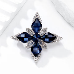 Fashion Glitter Rhinestone Sparking Brooches for Girls Luxury Simple Elegant Pins Jewelry for Women Ladies Accessories Hot Sale