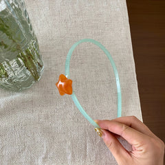 Fashion Solid Color Star Head Band for Baby Girls Sweet Cute Elegant Graceful Hair Band for Kids Hair Accessories in Stock