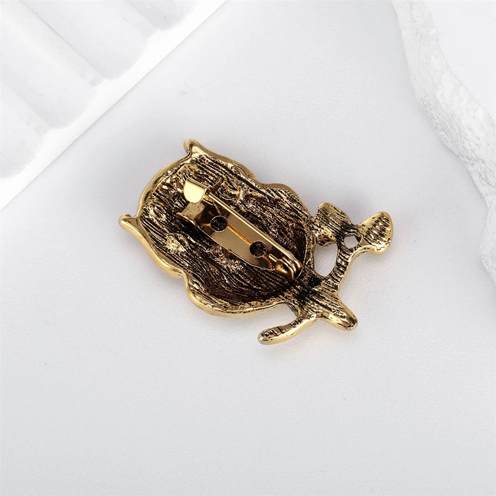 Fashion Animals Owl Trendy Stylish Brooches for Girls Glamorous Hot Sale Pins Jewelry for Women Ladies Accessories Wholesale