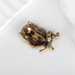 Fashion Animals Owl Trendy Stylish Brooches for Girls Glamorous Hot Sale Pins Jewelry for Women Ladies Accessories Wholesale