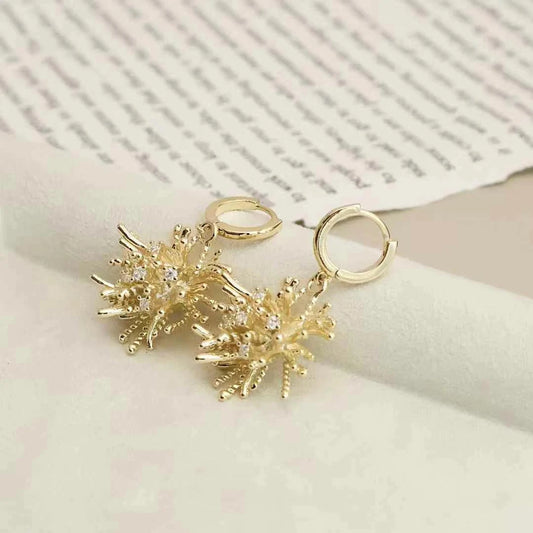 Female Rhinestone Butterfly Mental Tassel Design Drop Earring Fashion Elegant Glamorous Wholesale Jewelry Accessories for Causal