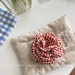 Hot Sale Women Color Blocked Flower Hair Claws Graceful Trendy Handmade in Stock Hair Clips Accessories for Daily Office Use